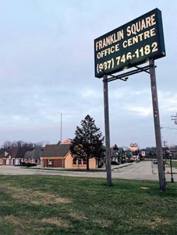 The Franklin Square Office Center sign, located near our office.